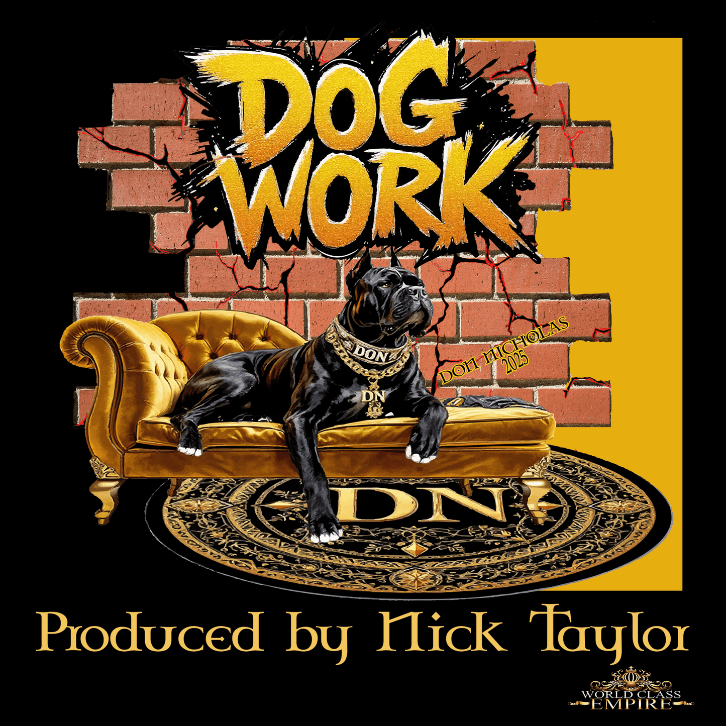 DOG WORK album cover - Nick Taylor