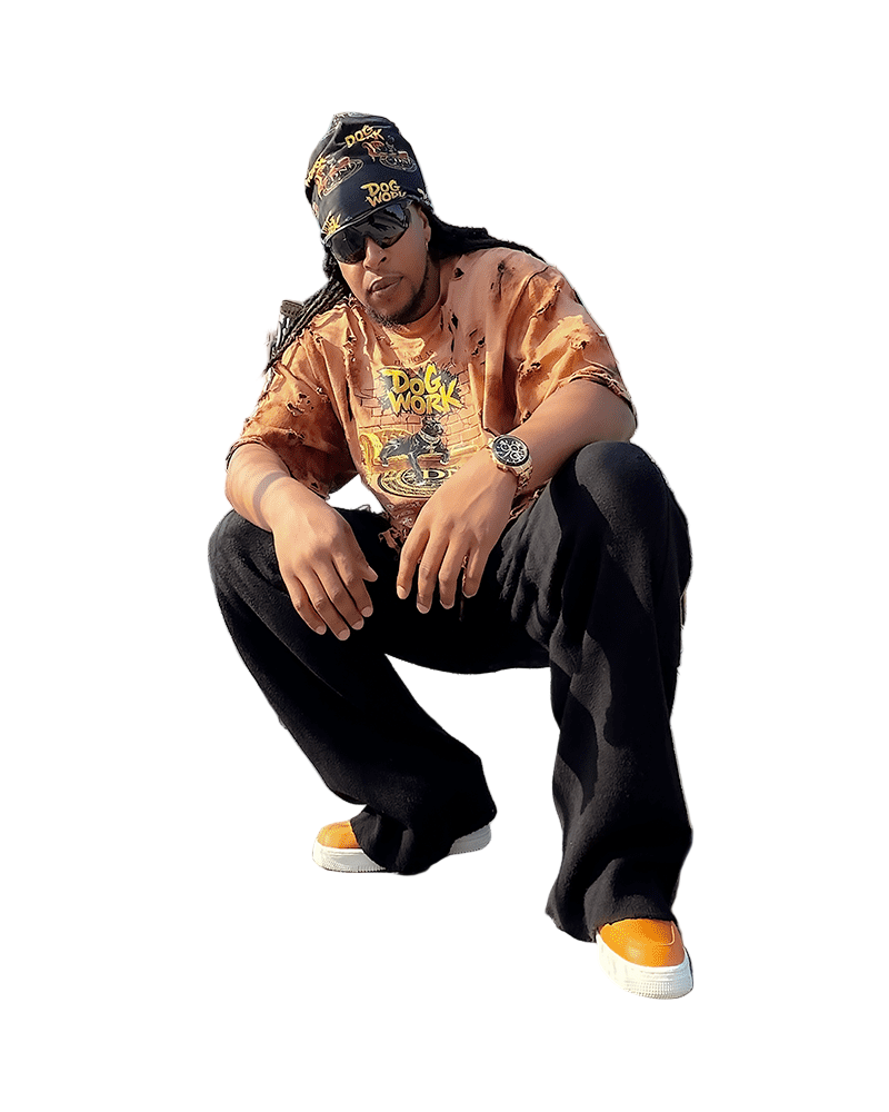 Dog Work oversized tee styled - Urban fashion statement shirt
